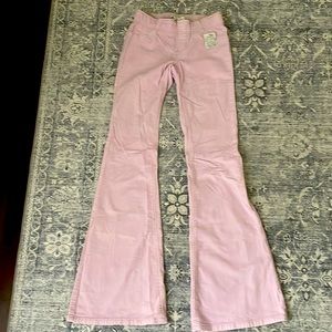 Free people pull on corduroy flare pants